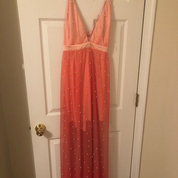 Fashion Nova Walking On Clouds Maxi Dress - Picture 2 of 6